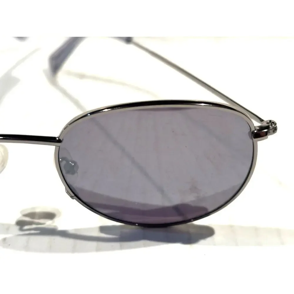 Nautica NLS6006-080 RX-4+/-4 Light Gun Gray Mirror Lens Sunglasses 51-18-145 NEW